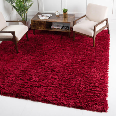 Eternal Plush Oasis Collection Area Rug -  Tranquility (Merlot)