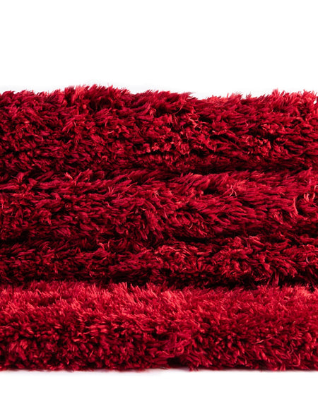 Eternal Plush Oasis Collection Area Rug -  Tranquility (Merlot)