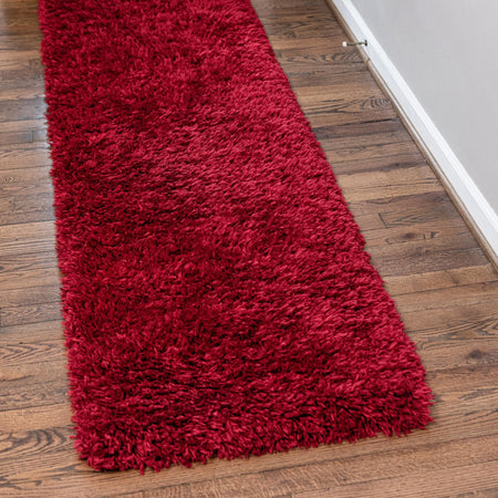 Eternal Plush Oasis Collection Area Rug -  Tranquility (Merlot)