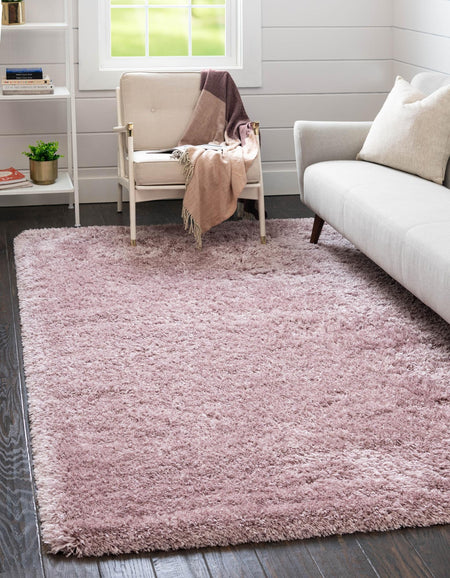 Eternal Plush Oasis Collection Area Rug -  Tranquility (Lavender)