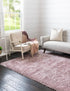 Eternal Plush Oasis Collection Area Rug -  Tranquility (Lavender)