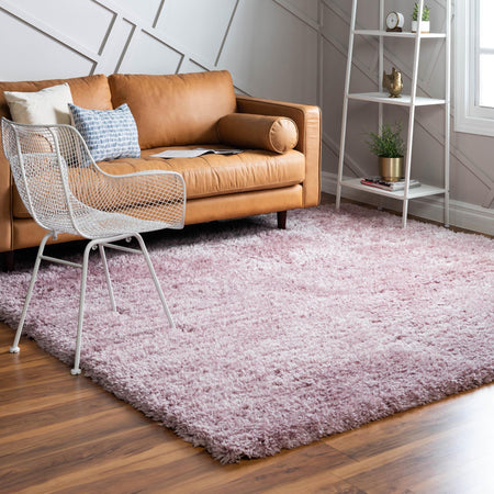 Eternal Plush Oasis Collection Area Rug -  Tranquility (Lavender)