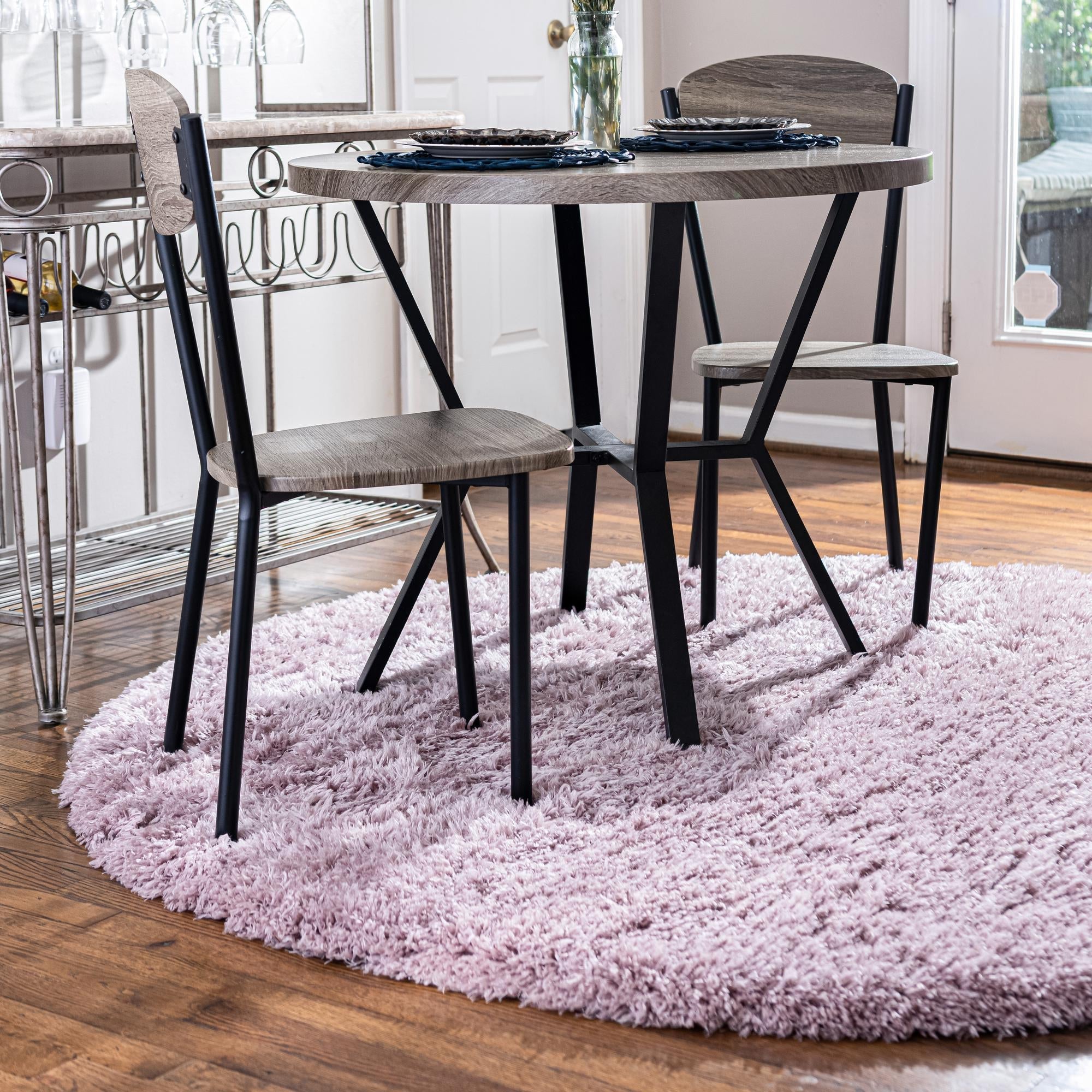 Eternal Plush Oasis Collection Area Rug -  Tranquility (Lavender)