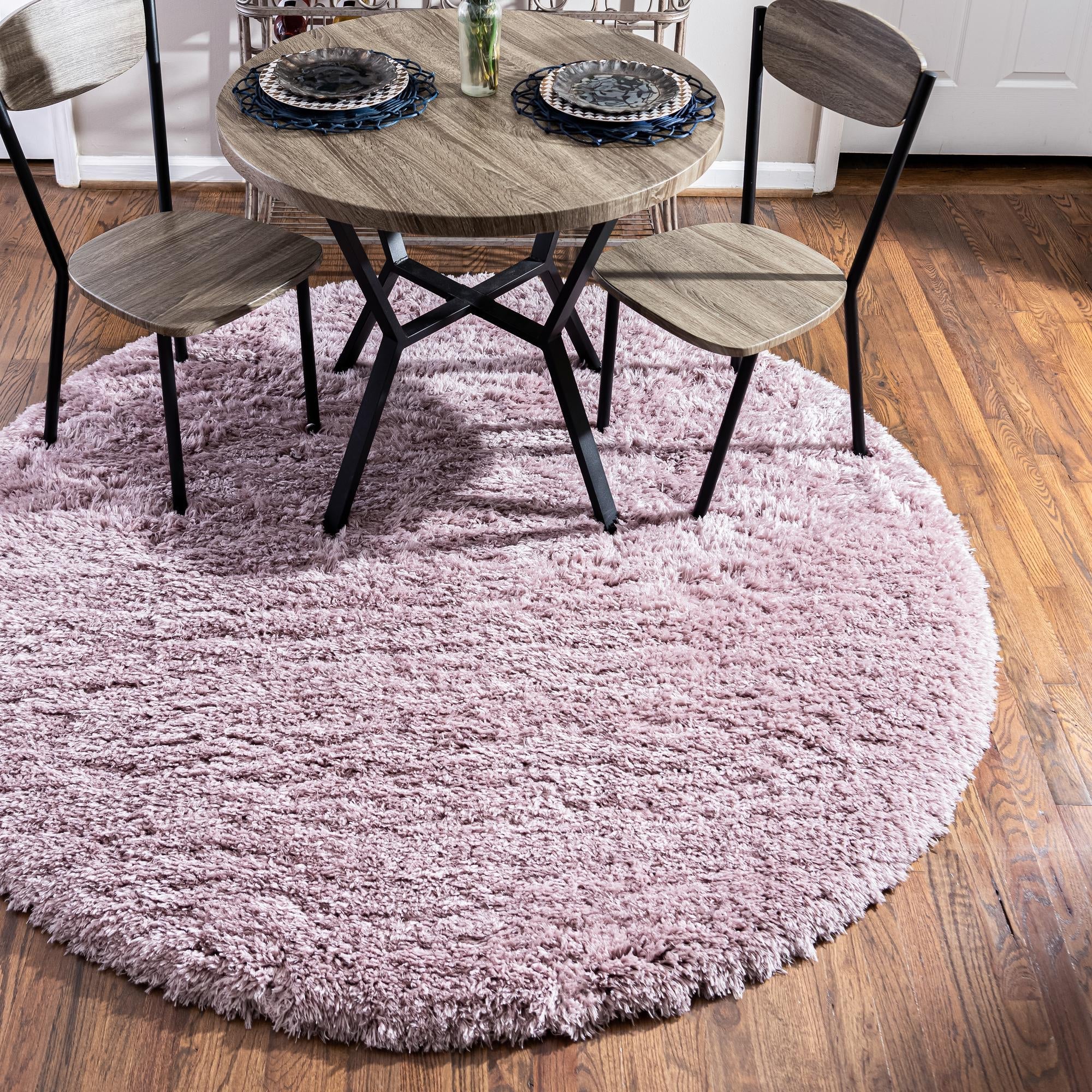 Eternal Plush Oasis Collection Area Rug -  Tranquility (Lavender)