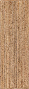 Woven Seaside Jute Collection Area Rug - Savannah (Natural) Runner Natural  lifestyle 24