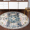 Savannah Elegance Collection Area Rug -  Azalea Round Ivory  lifestyle 40