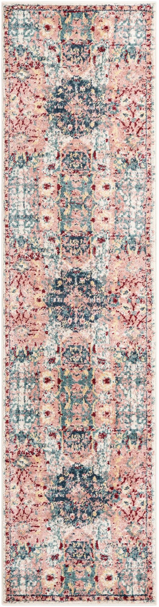 Savannah Elegance Collection Area Rug -  Azalea Runner Pink  lifestyle 33