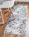 Savannah Elegance Collection Area Rug -  Riverfront Runner Gray  lifestyle 24