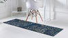 Savannah Elegance Collection Area Rug -  Riverfront Runner Navy Blue  lifestyle 76