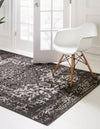 Georgetown Rugs Collection Area Rug - Dupont (Dark Gray) Rectangle Dark Gray  lifestyle 3