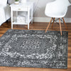 Georgetown Rugs Collection Area Rug - Dupont (Dark Gray) Square Dark Gray  lifestyle 17