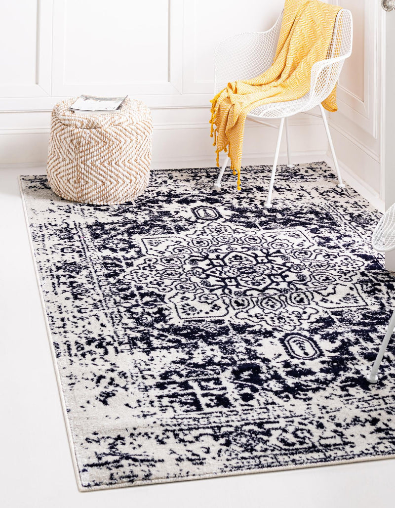 Georgetown Rugs Collection Area Rug - Dupont (Blue) Rectangle Blue  lifestyle 2