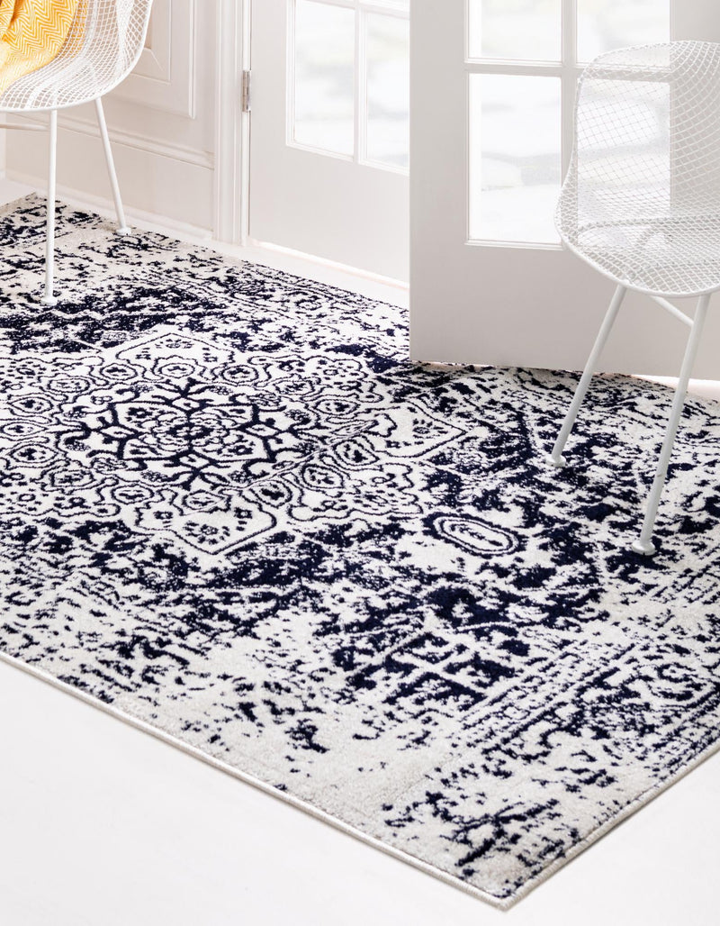 Georgetown Rugs Collection Area Rug - Dupont (Blue) Rectangle Blue  lifestyle 3