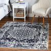 Georgetown Rugs Collection Area Rug - Dupont (Blue) Square Blue  lifestyle 21