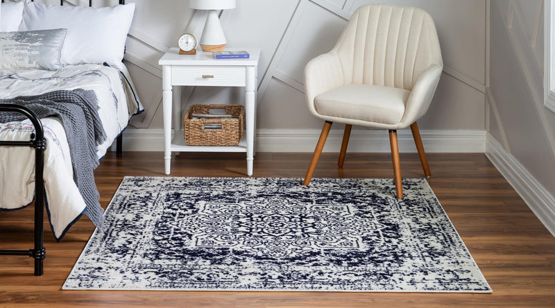 Georgetown Rugs Collection Area Rug - Dupont (Blue) Square Blue  lifestyle 31