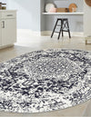 Georgetown Rugs Collection Area Rug - Dupont (Blue) Oval Blue  lifestyle 51