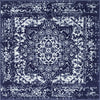 Georgetown Rugs Collection Area Rug - Dupont (Navy Blue) Square Navy Blue  lifestyle 16