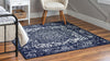 Georgetown Rugs Collection Area Rug - Dupont (Navy Blue) Square Navy Blue  lifestyle 26