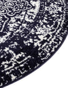 Georgetown Rugs Collection Area Rug - Dupont (Navy Blue) Oval Navy Blue  lifestyle 47