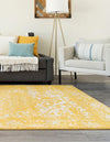 Georgetown Rugs Collection Area Rug - Dupont (Yellow) Rectangle Yellow  lifestyle 4