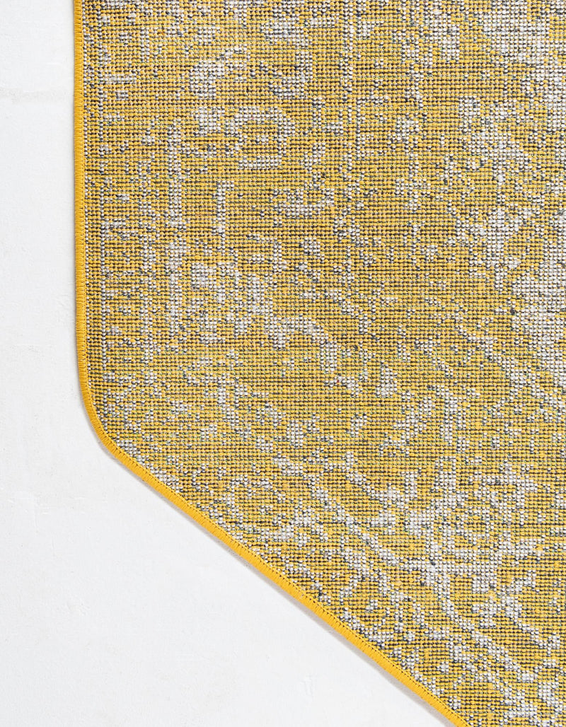 Georgetown Rugs Collection Area Rug - Dupont (Yellow) Octagon Yellow  lifestyle 58