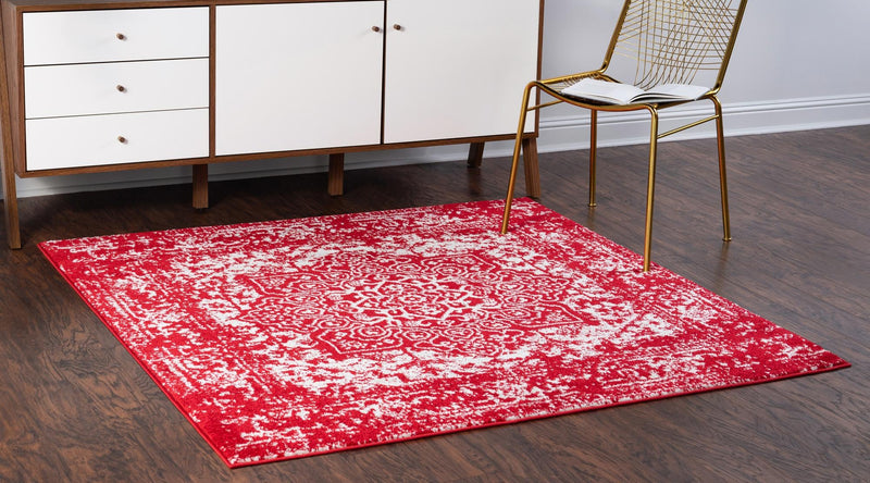 Georgetown Rugs Collection Area Rug - Dupont (Red) Square Red  lifestyle 27