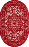 Georgetown Rugs Collection Area Rug - Dupont (Red) Oval Red  lifestyle 18