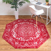 Georgetown Rugs Collection Area Rug - Dupont (Red) Octagon Red  lifestyle 24