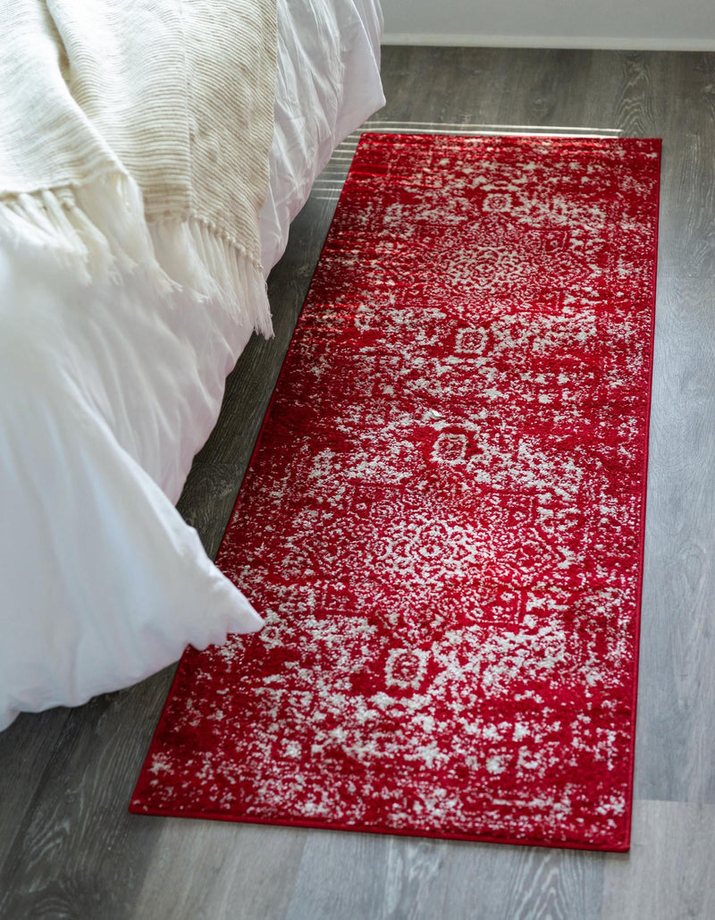 Georgetown Rugs Collection Area Rug - Dupont (Red) Runner Red  lifestyle 25