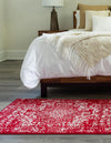 Georgetown Rugs Collection Area Rug - Dupont (Red) Runner Red  lifestyle 40