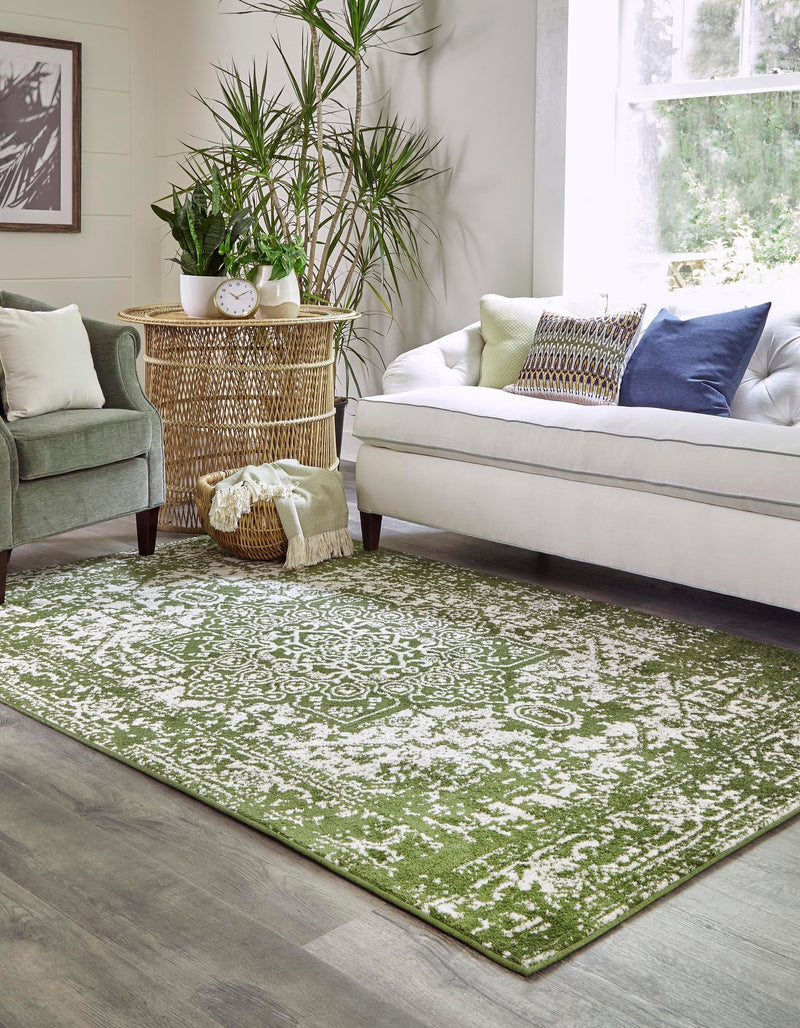 Georgetown Rugs Collection Area Rug - Dupont (Green) Rectangle Green  lifestyle 3