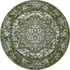 Georgetown Rugs Collection Area Rug - Dupont (Green) Round Green  lifestyle 15