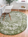 Georgetown Rugs Collection Area Rug - Dupont (Green) Oval Green  lifestyle 22