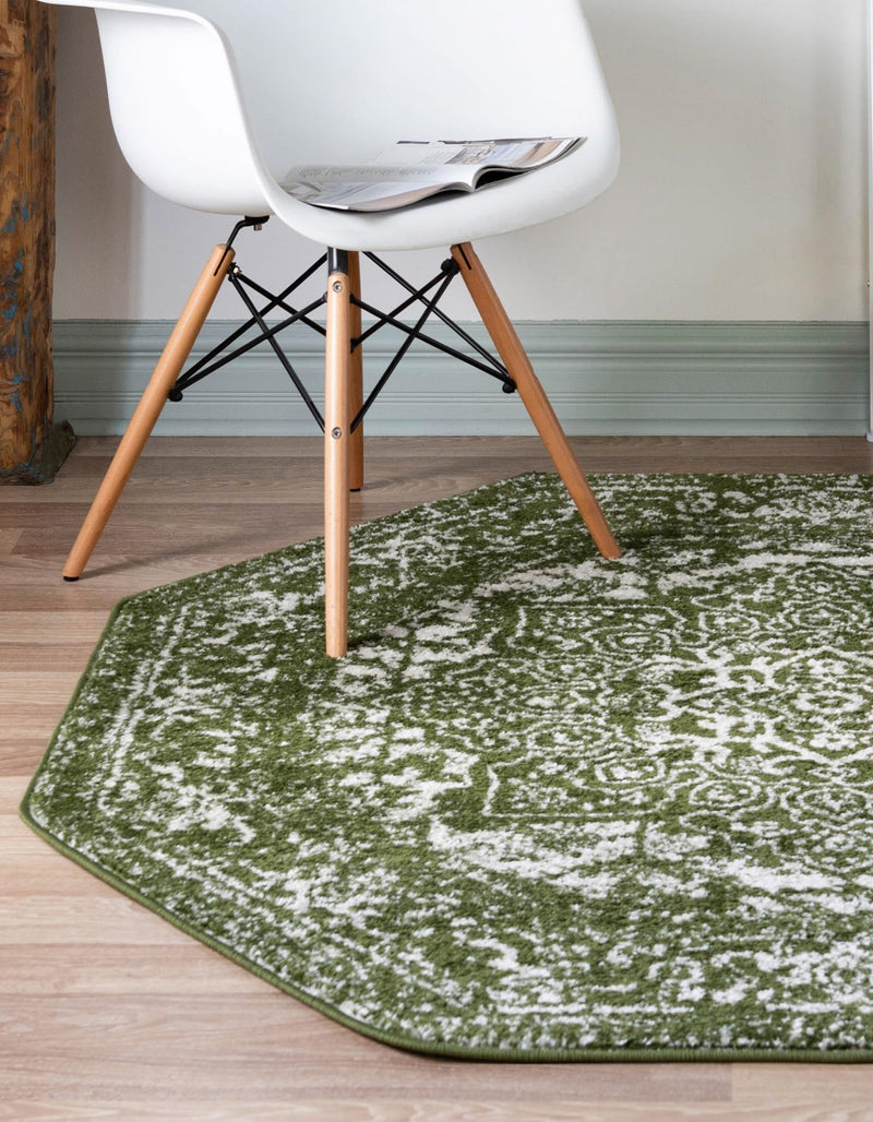 Georgetown Rugs Collection Area Rug - Dupont (Green) Octagon Green  lifestyle 33