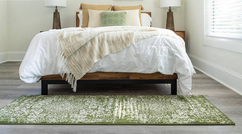 Georgetown Rugs Collection Area Rug - Dupont (Green) Runner Green  lifestyle 34