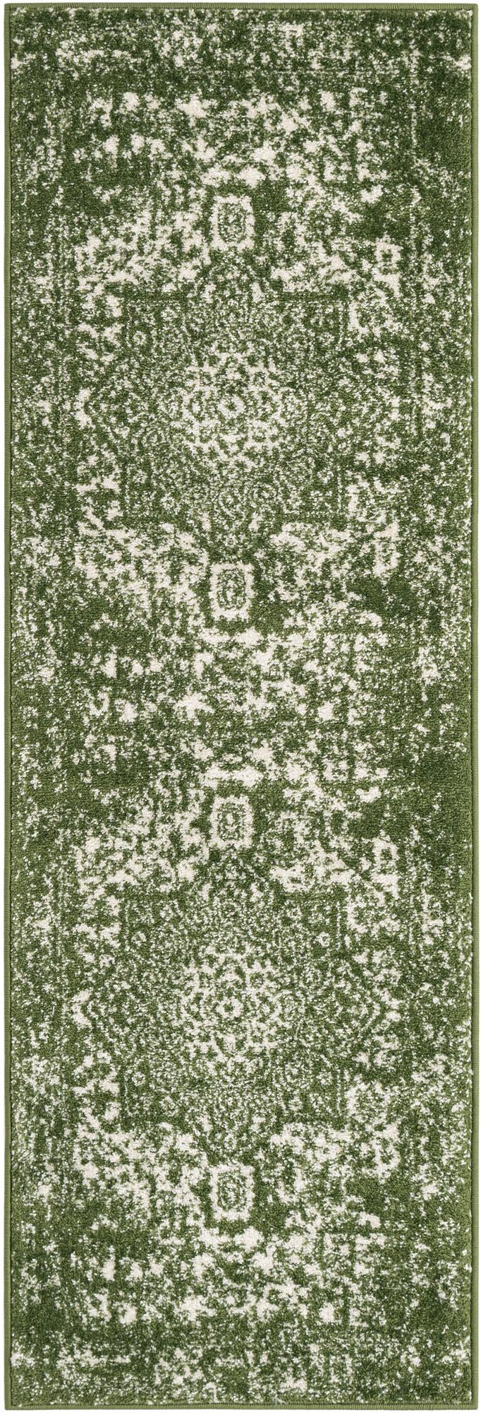 Georgetown Rugs Collection Area Rug - Dupont (Green) Runner Green  lifestyle 19