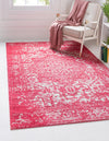 Georgetown Rugs Collection Area Rug - Dupont (Pink) Rectangle Pink  lifestyle 2