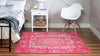 Georgetown Rugs Collection Area Rug - Dupont (Pink) Square Pink  lifestyle 31