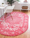 Georgetown Rugs Collection Area Rug - Dupont (Pink) Oval Pink  lifestyle 22