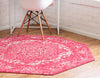 Georgetown Rugs Collection Area Rug - Dupont (Pink) Octagon Pink  lifestyle 28