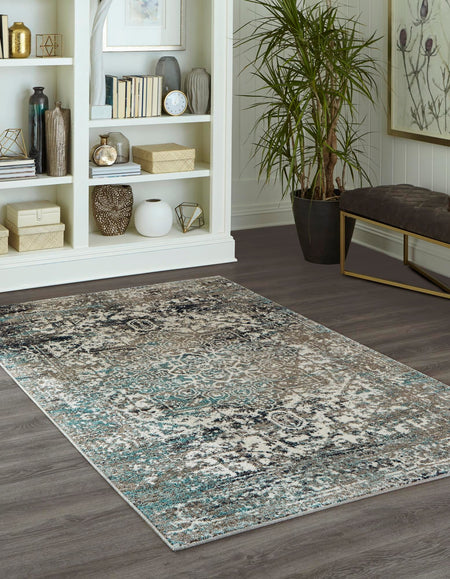 Georgetown Rugs Collection Area Rug - Dupont (Gray)