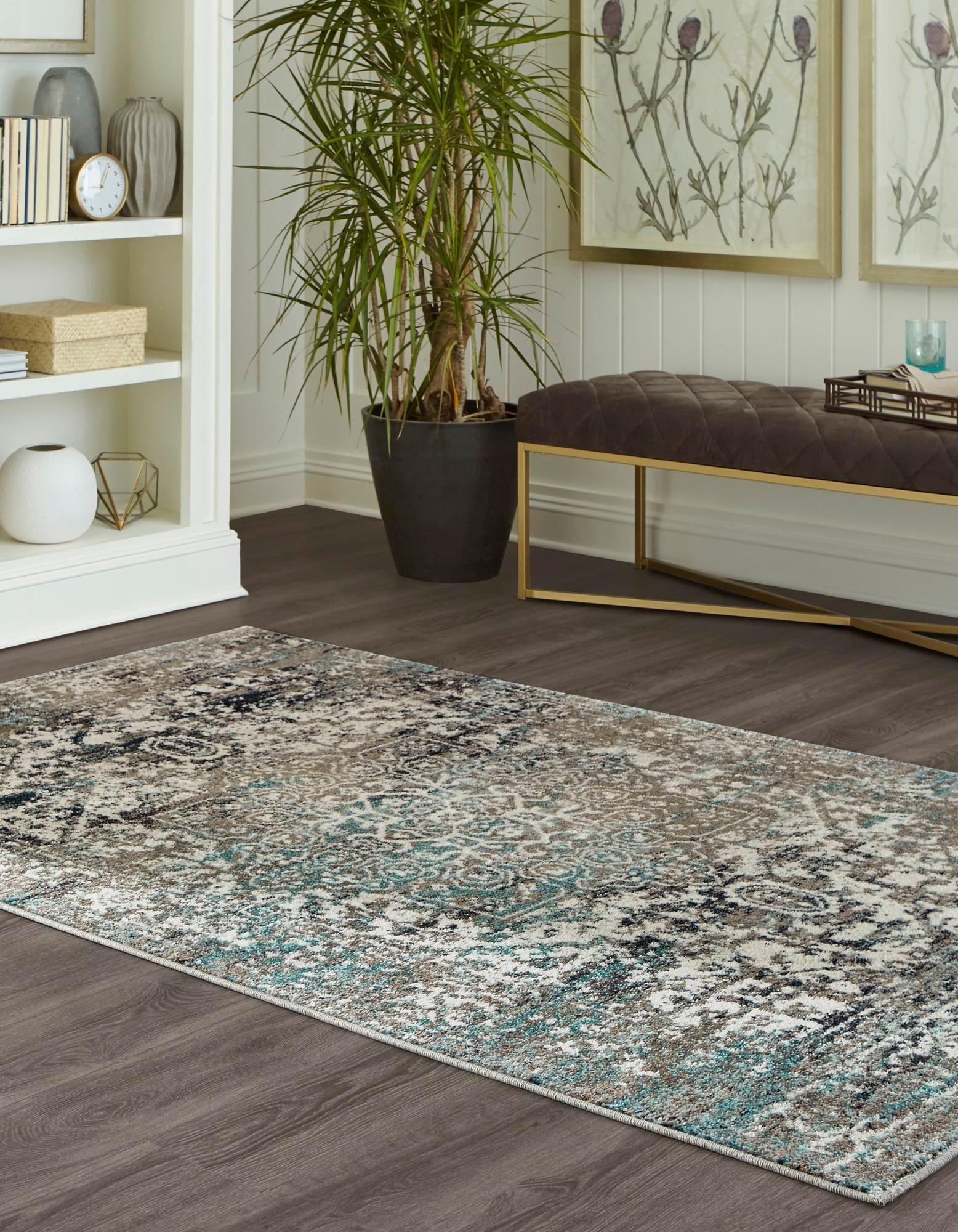 Georgetown Rugs Collection Area Rug - Dupont (Gray)