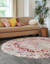 Georgetown Rugs Collection Area Rug - Dupont (Light Multi) Round Light Multi  lifestyle 26