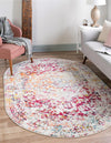 Georgetown Rugs Collection Area Rug - Dupont (Light Multi) Oval Light Multi  lifestyle 23