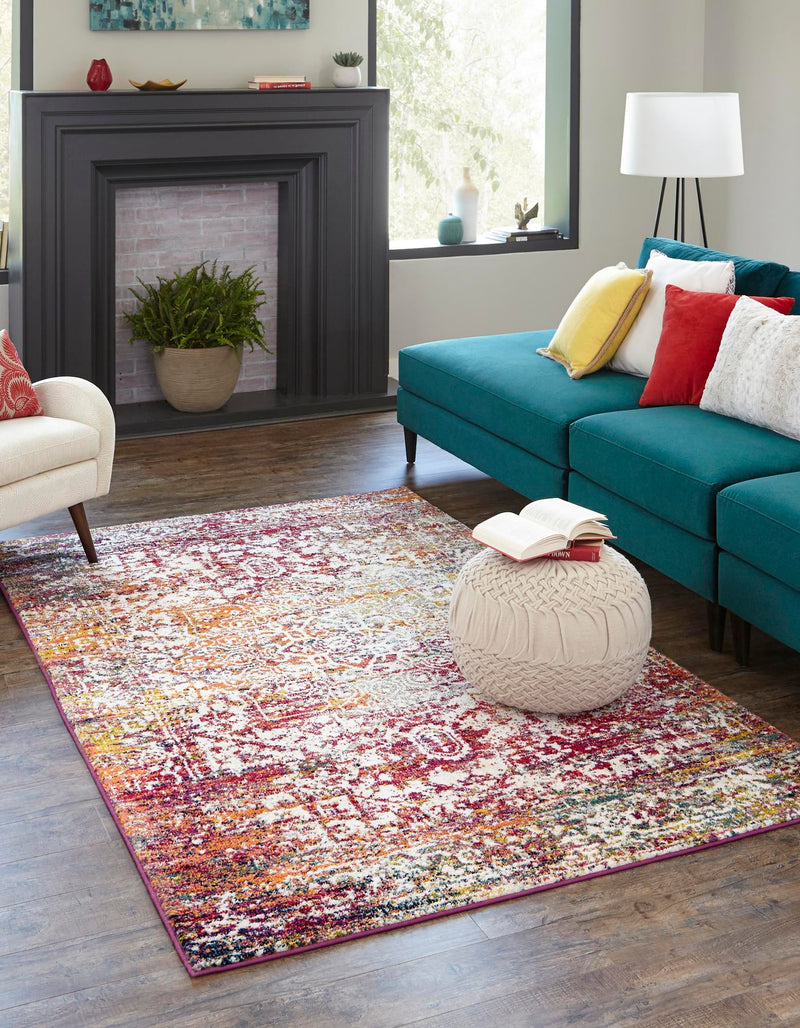 Georgetown Rugs Collection Area Rug - Dupont (Multi) Rectangle Multi  lifestyle 2