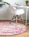 Georgetown Rugs Collection Area Rug - Dupont (Multi) Round Multi  lifestyle 36