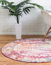 Georgetown Rugs Collection Area Rug - Dupont (Multi) Round Multi  lifestyle 43