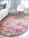 Georgetown Rugs Collection Area Rug - Dupont (Multi) Oval Multi  lifestyle 24