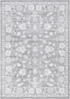 Charleston Elegance Collection Area Rug -  Seaport (Gray) Rectangle Gray Main