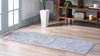 Charleston Elegance Collection Area Rug -  Seaport (Gray) Runner Gray  lifestyle 27